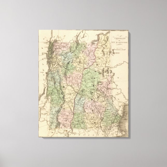 Lienzo Vermont y New Hampshire 2 (Anverso)