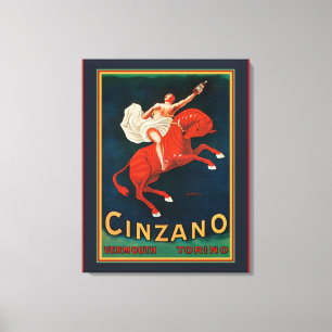 Lienzo "Vermú Torino de Cinzano "