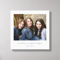 Verso moderno simple | Foto de los nietos