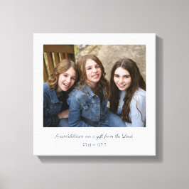 Lienzo Verso moderno simple | Foto de los nietos