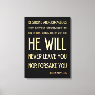 Lienzo Verso Scriptural de la biblia - 31:6 de