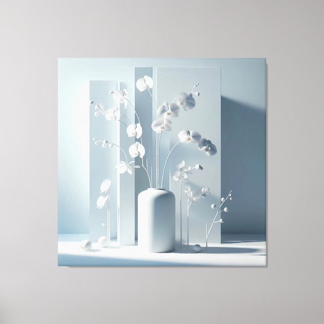 Lienzo Vertical Orchid Composition (Anverso)