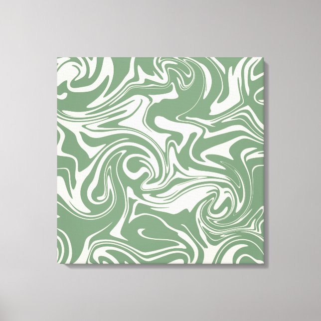 Lienzo Vertido - Verde (Anverso)