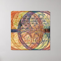 Vesica Piscis 369 | RYB, azul amarillo rojo
