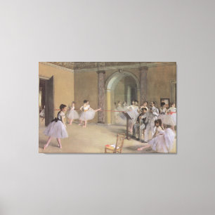 Lienzo Vestíbulo de baile en la Ópera por Edgar Degas