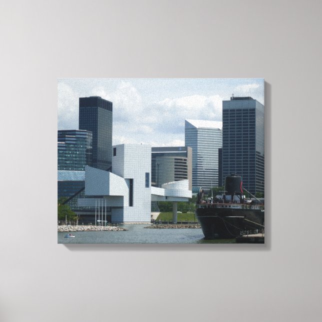 LIENZO VESTÍBULO DE ROCK Y ROLL HALL (Anverso)