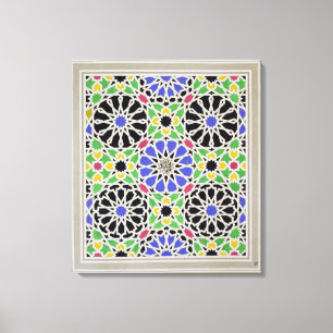 Lienzo Vestido de mosaico en el vestidor del Sultán