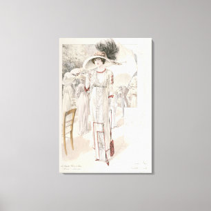 Lienzo Vestido de pueblo, de 'Les Grandes Modes de Paris'