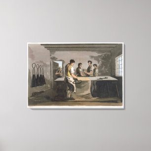 Lienzo Vestidores de tela, de la Enfermedad de "Costume o