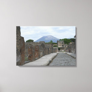 Lienzo Vesubio-Pompeya