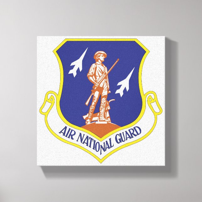 Lienzo Veterano Militar de la Guardia Nacional Aérea (Anverso)