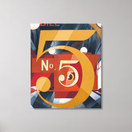 Lienzo Vi la figura 5 en oro | Charles Demuth |