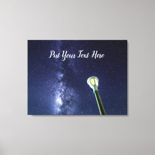 Lienzo Vía Láctea de noche estrellada Galaxia Estrellas S