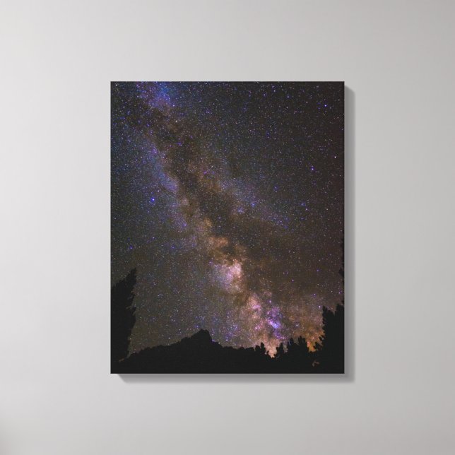 Lienzo Vía Láctea estrellada, California (Anverso)
