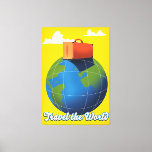 Lienzo Viaja por el Mundo