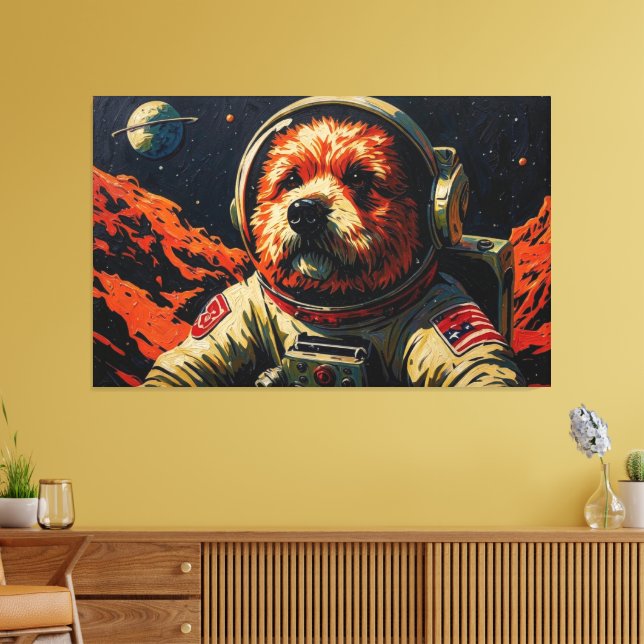 LIENZO VIAJE A LA ESTRELLA DEL PERRO 10 (Insitu (Sala de estar))