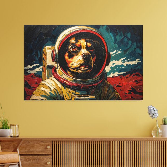 LIENZO VIAJE A LA ESTRELLA DEL PERRO 12 (Insitu (Sala de estar))