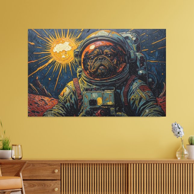 LIENZO VIAJE A LA ESTRELLA DEL PERRO 3 (Insitu (Sala de estar))