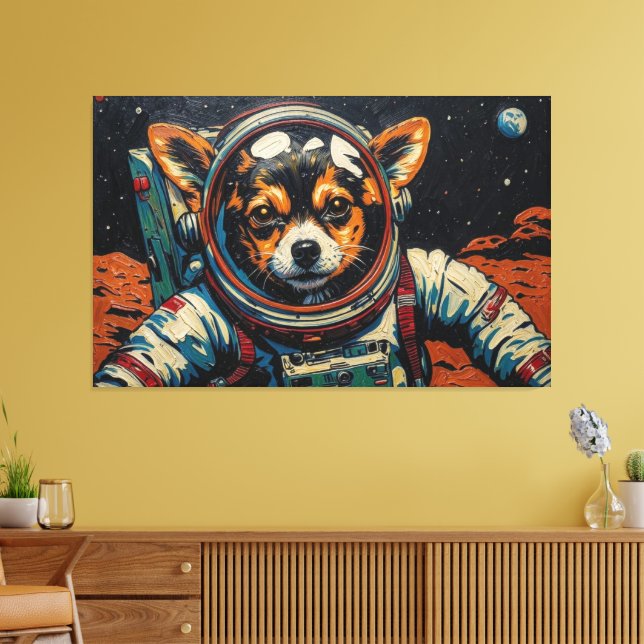 LIENZO VIAJE A LA ESTRELLA DEL PERRO 5 (Insitu (Sala de estar))