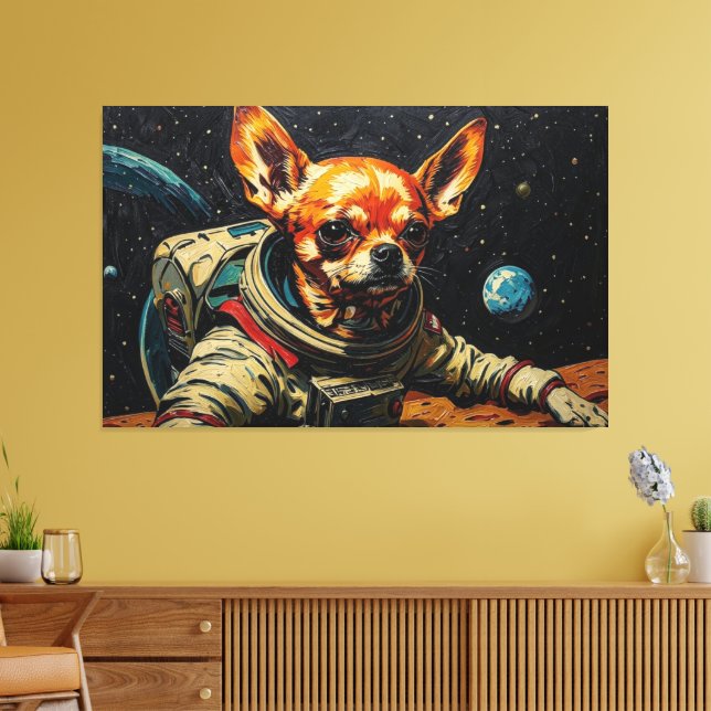 LIENZO VIAJE A LA ESTRELLA DEL PERRO 6 (Insitu (Sala de estar))