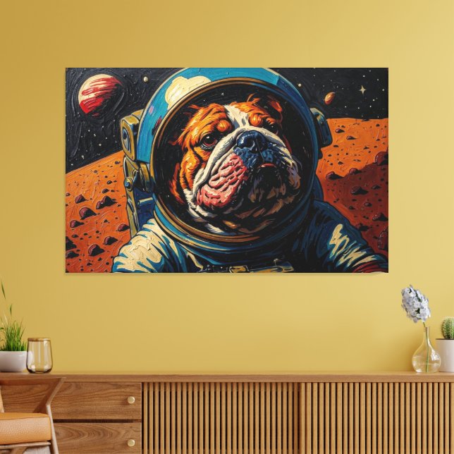 LIENZO VIAJE A LA ESTRELLA DEL PERRO 7 (Insitu (Sala de estar))