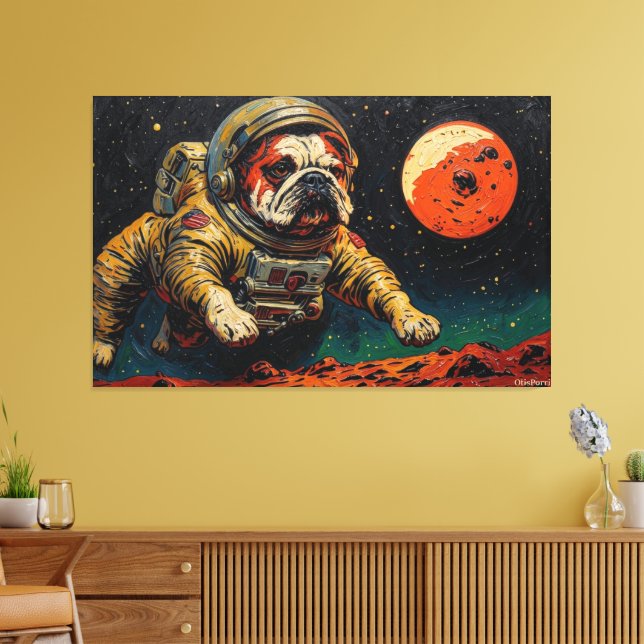 LIENZO VIAJE A LA ESTRELLA DEL PERRO 8 (Insitu (Sala de estar))