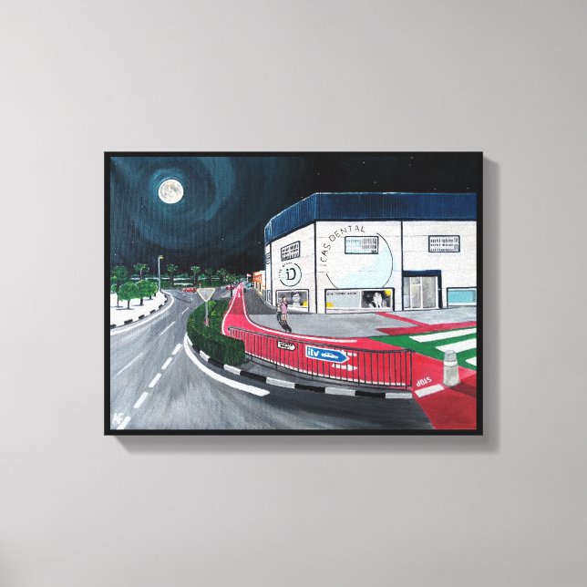 Lienzo Viaje a la pintura dentista de Alfred Fox (Anverso)