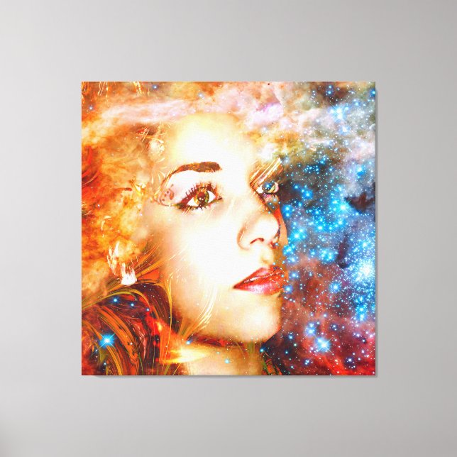 Lienzo Viaje a las estrellas (Anverso)