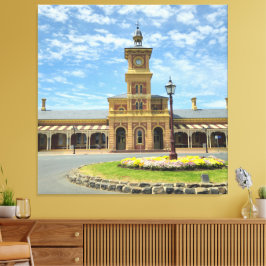 Lienzo Viaje a través del tiempo en la estación de Albury