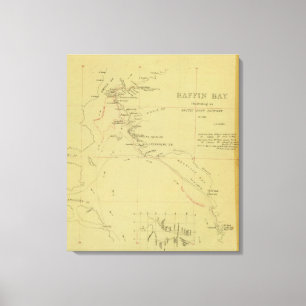 Lienzo Viaje de la bahía de Baffin