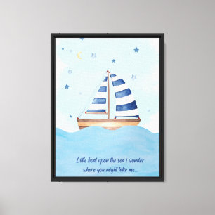 Lienzo Viaje de Little Boat