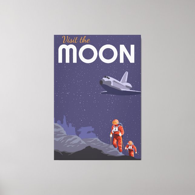 Lienzo Viaje en Moon (Anverso)