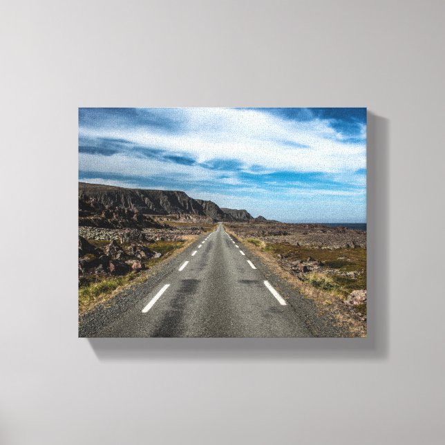 Lienzo Viaje por carretera (Anverso)