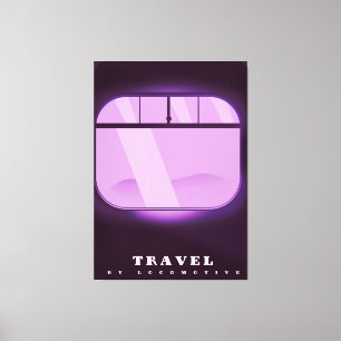 Lienzo Viaje - Por Locomotora