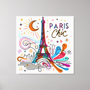 Lienzo Vibes de la Moda de París #3