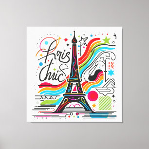 Lienzo Vibes de la Moda de París #4