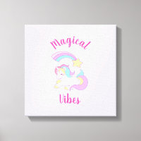 Vibes mágicas durmiendo sobre Unicornio y estrella