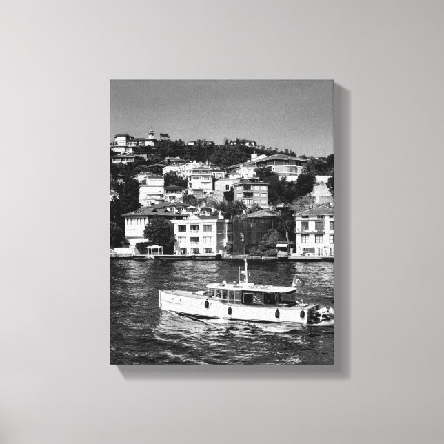 Lienzo Vibra veraniega en el Bósforo de Estambul (Anverso)