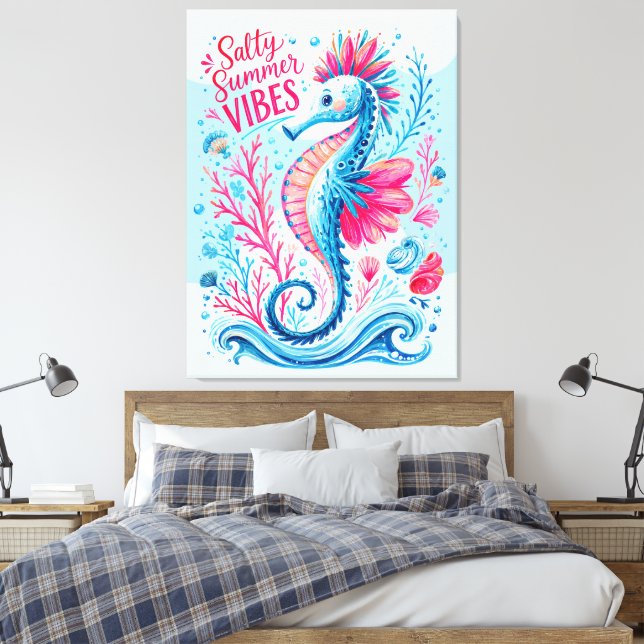 Lienzo Vibraciones de Verano Salado (Insitu(Dormitorio))