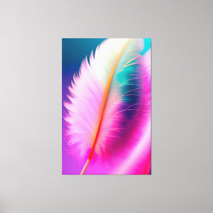 Lienzo Vibrant Feather