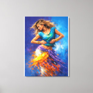 Lienzo Vibrant Flamenco Dancer Canvas Print