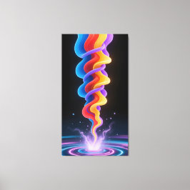 Lienzo Vibrant ink pulses vibrate