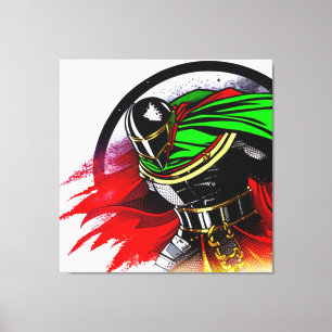 Lienzo  Vibrant Knight T-Shirt Throw Pillow Glass Coaster