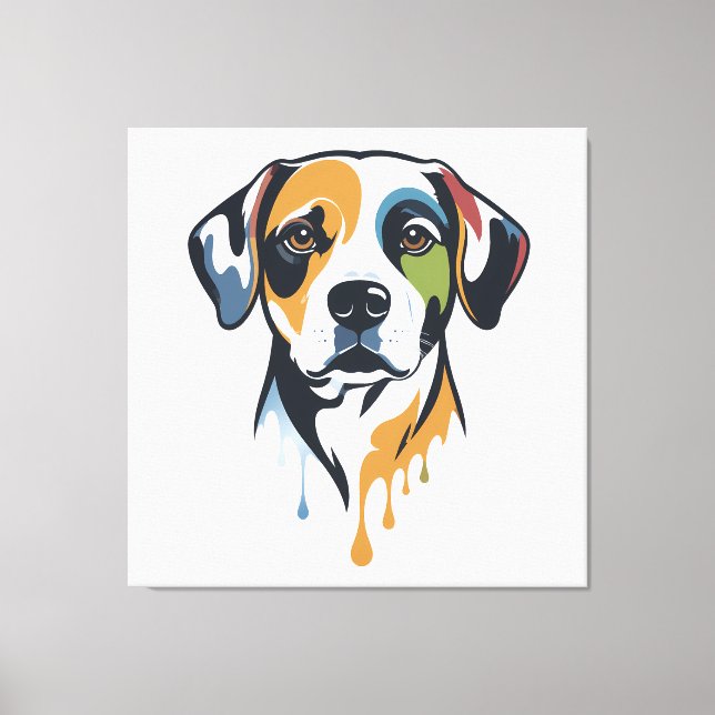 Lienzo Vibrant Lab Pop Art (Anverso)