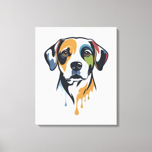 Lienzo Vibrant Lab Pop Art (Anverso)