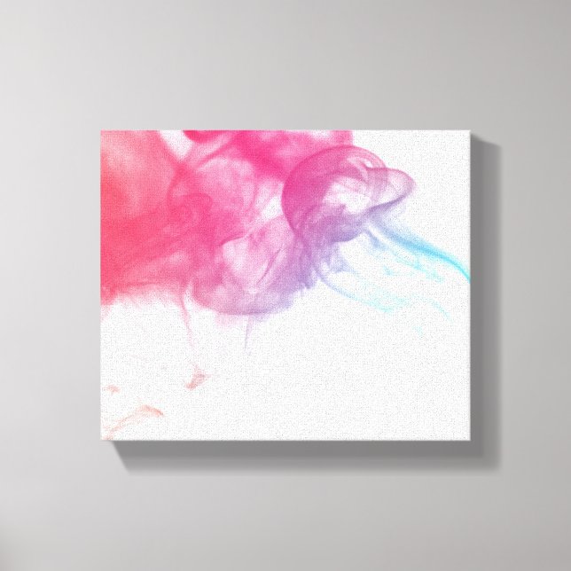 Lienzo "Vibrant Smoky Abstract Canvas - Moderno Wall Art  (Anverso)