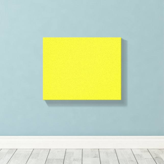 Lienzo Vibrant Solid Yellow Background  (Insitu (piso de madera))
