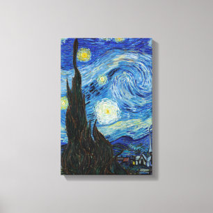 Lienzo Vicent Van Gogh Starry Night Vintage Bella Artes