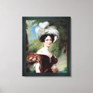 Lienzo Victoria, duquesa de Kent por George Hayter