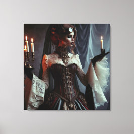 Lienzo Victoria Gothic Steampunk Elegant Lady